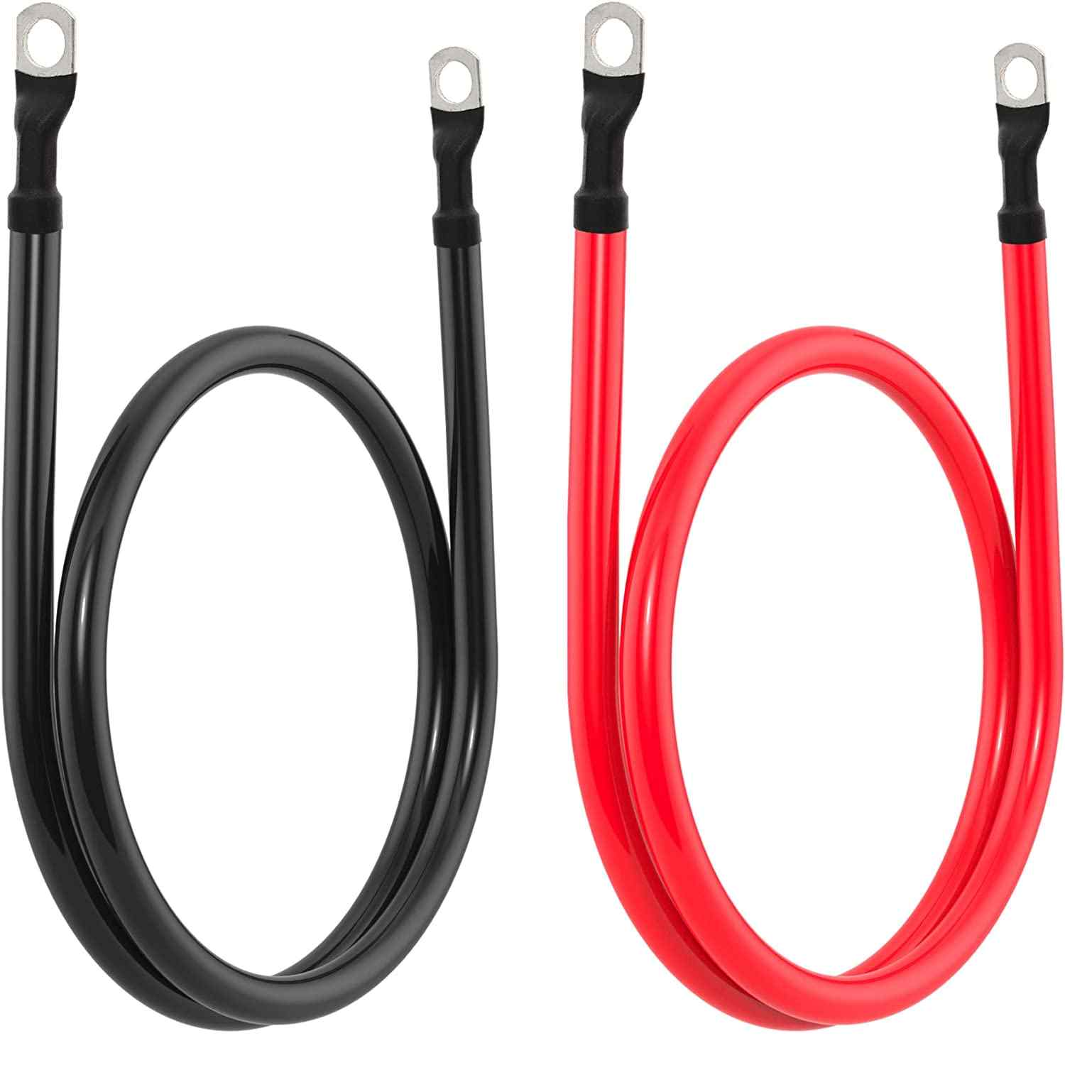 Cables de la Batería con terminales anillo 4AWG 20 mm2 SC25-8 50 cm