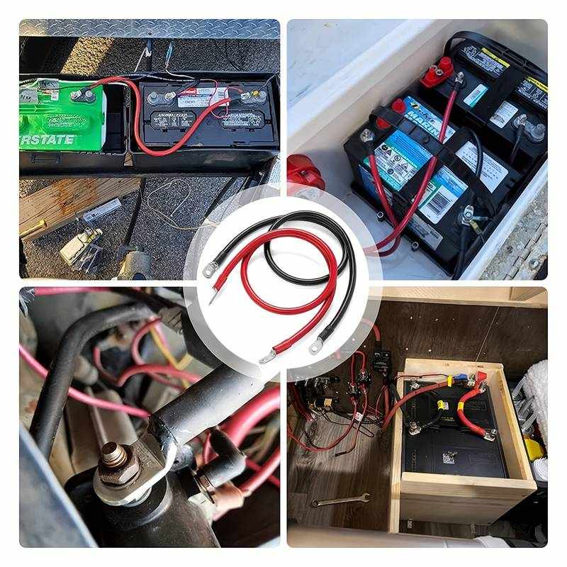 Cables de la Batería con terminales anillo 4AWG 20 mm2 SC25-8 50 cm - imagen 7