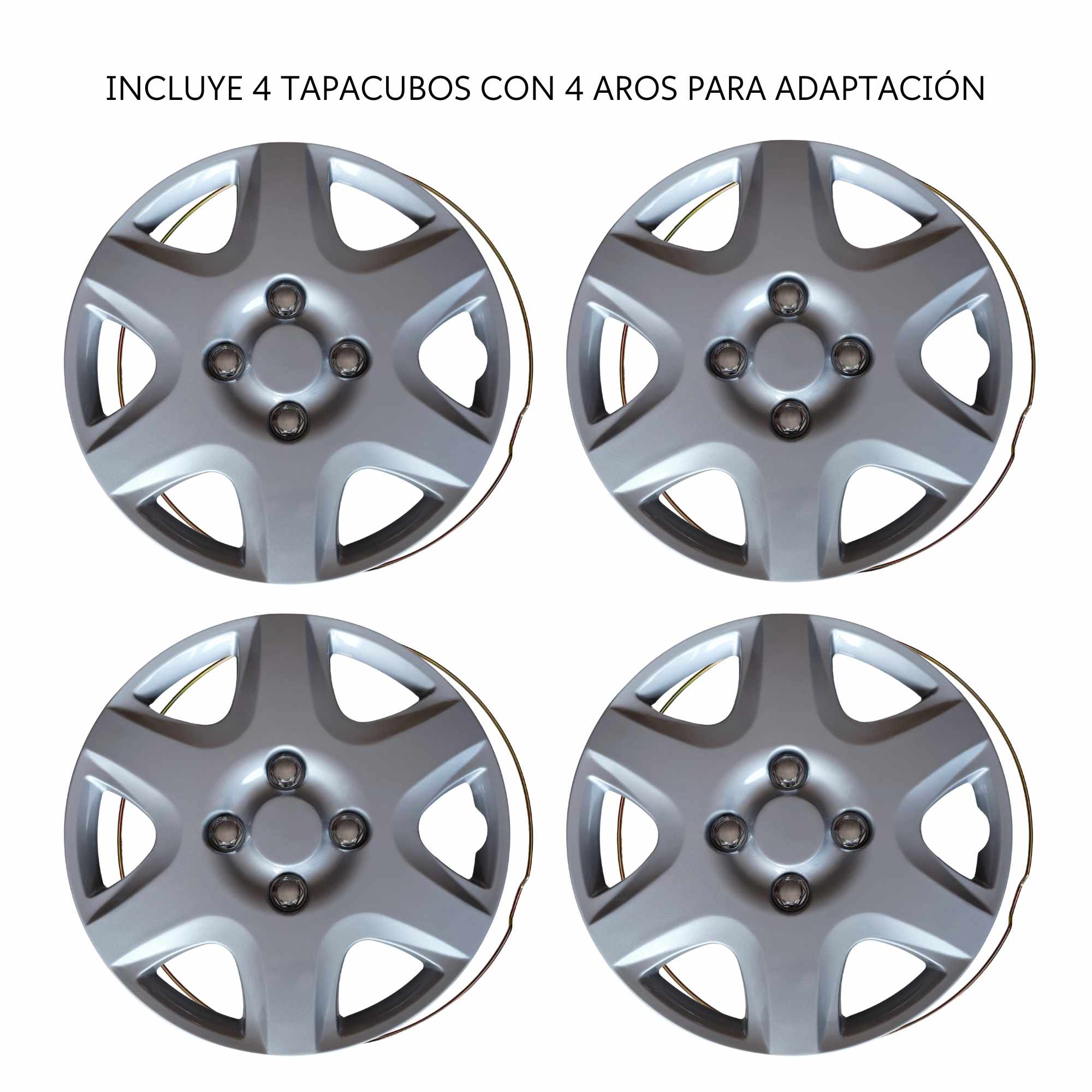 Tapacubos universales 13 pulgadas diseño Ibiza ABS Resistente (4 uds) - imagen 3