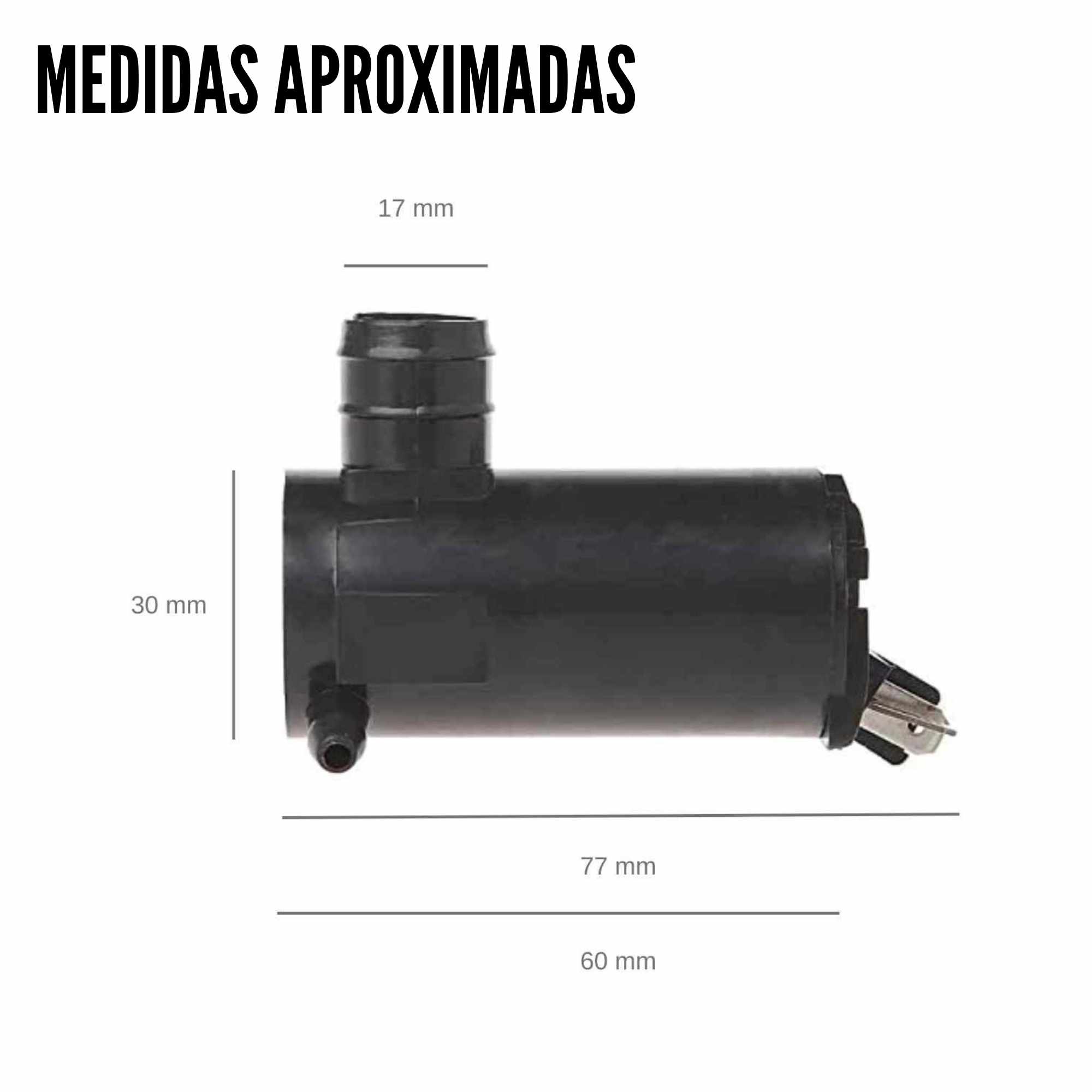 Bomba de agua de lavado parabrisas compatible con Honda 38512SDAA01 - imagen 5
