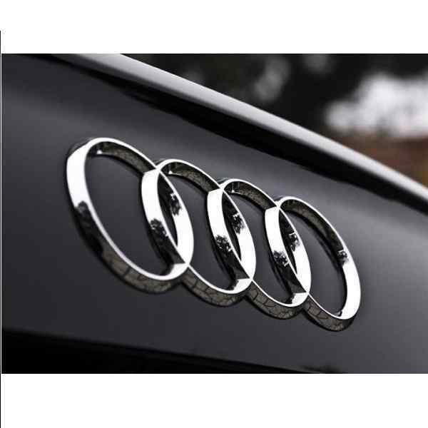 Emblema Adhesivo plastico para maletero compatible con Audi plateado 192 mm - imagen 2