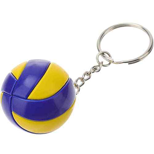 Llavero plastico en forma de pelota voleibol - imagen 7