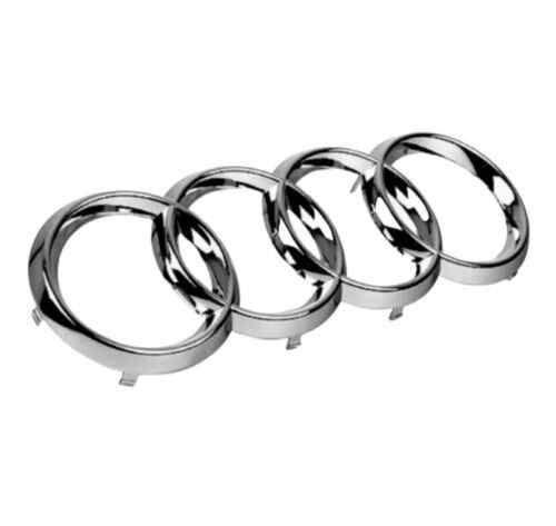 Emblema plastico frontal delantero compatible con Audi plateado 285 mm - imagen 2