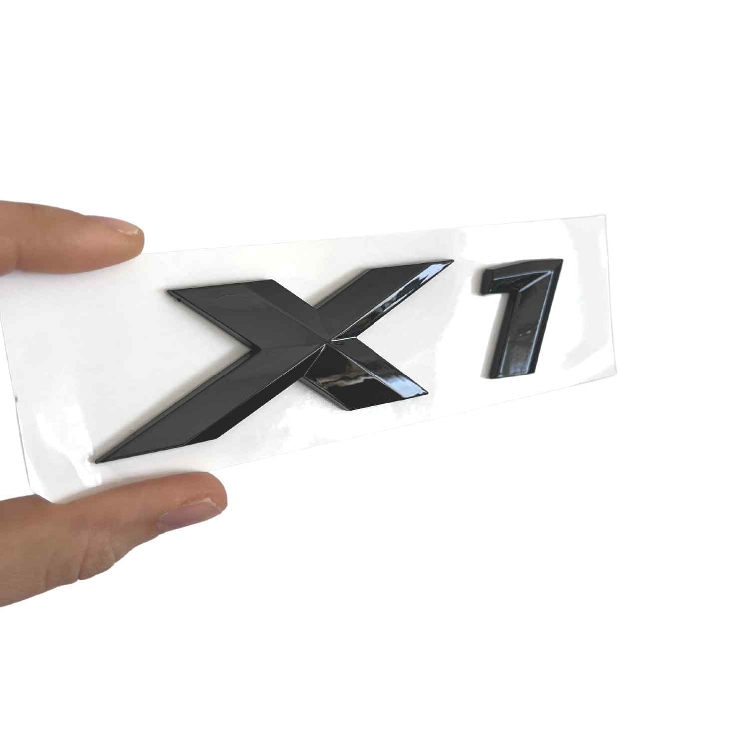 Emblema Adhesivo X1 para Maletero compatible con BMW negro - imagen 2