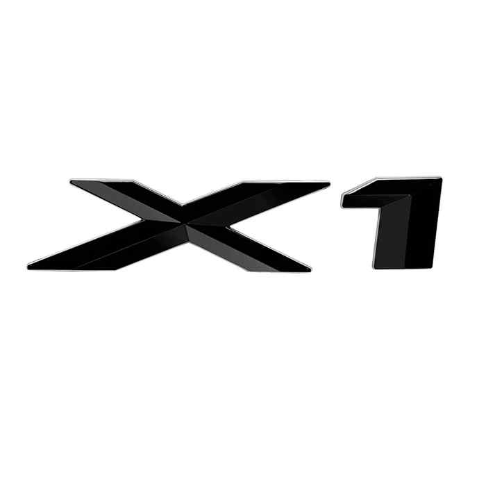 Emblema Adhesivo X1 para Maletero compatible con BMW negro - imagen 1