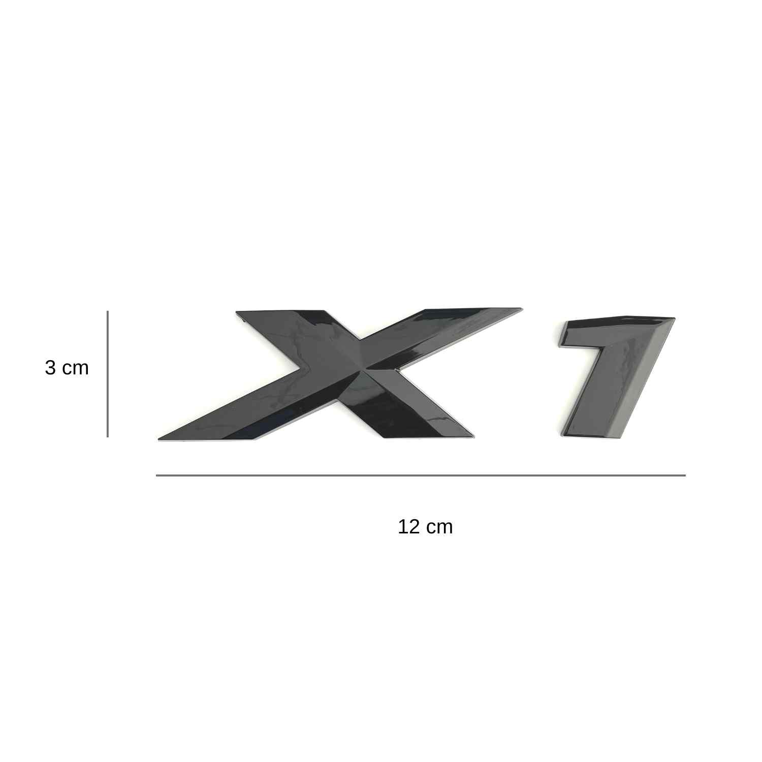 Emblema Adhesivo X1 para Maletero compatible con BMW negro - imagen 4