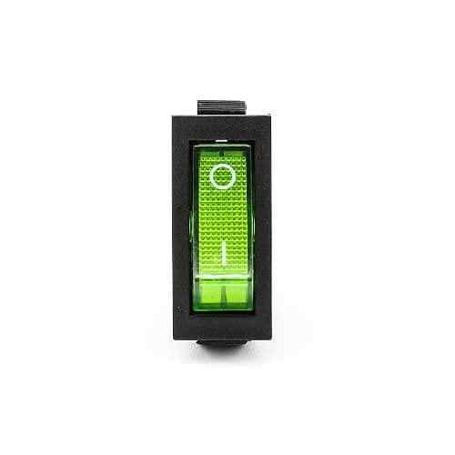 Interruptor basculante ON-OFF SPST 3 pines LED Verde - imagen 3