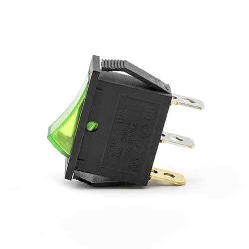 Interruptor basculante ON-OFF SPST 3 pines LED Verde - imagen 4