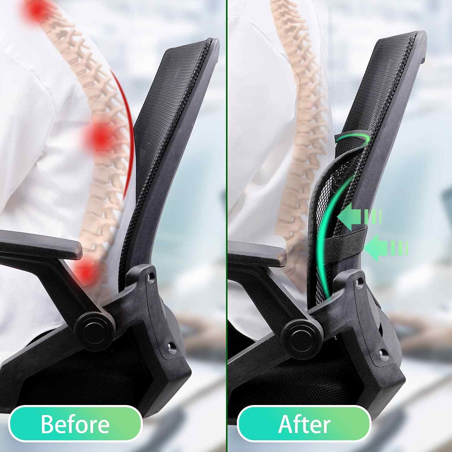 Cojín Lumbar Silla para Silla de Oficina o Coche - imagen 4