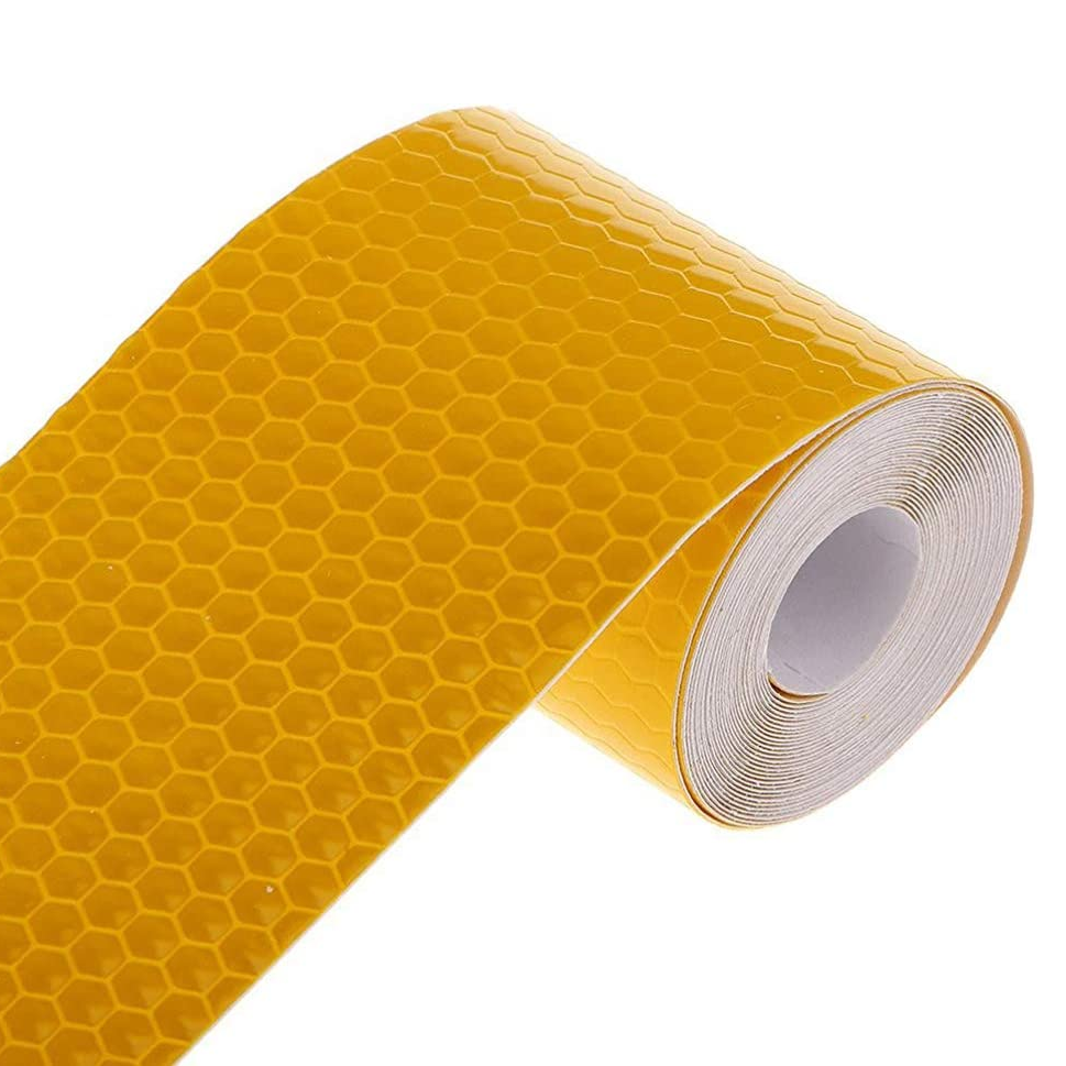 Cinta reflectante adhesiva de alta Intensidad PVC 3 metros x 5 cm naranja - imagen 3
