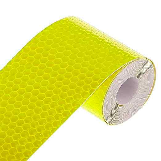 Cinta reflectante adhesiva de alta Intensidad PVC 3 metros x 5 cm Amarillo - imagen 6