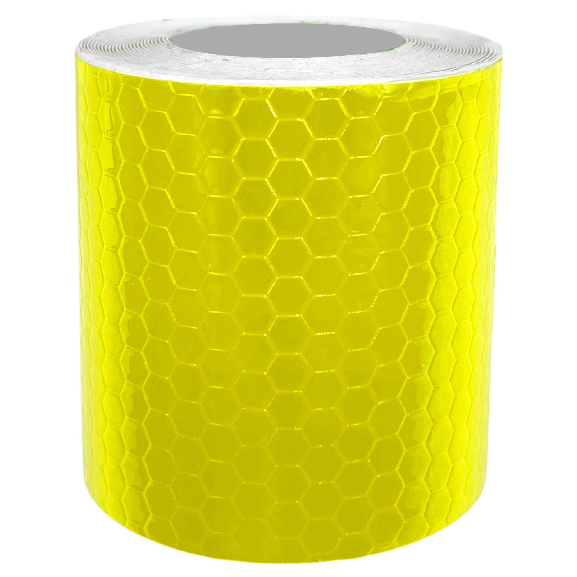 Cinta reflectante adhesiva de alta Intensidad PVC 3 metros x 5 cm Amarillo