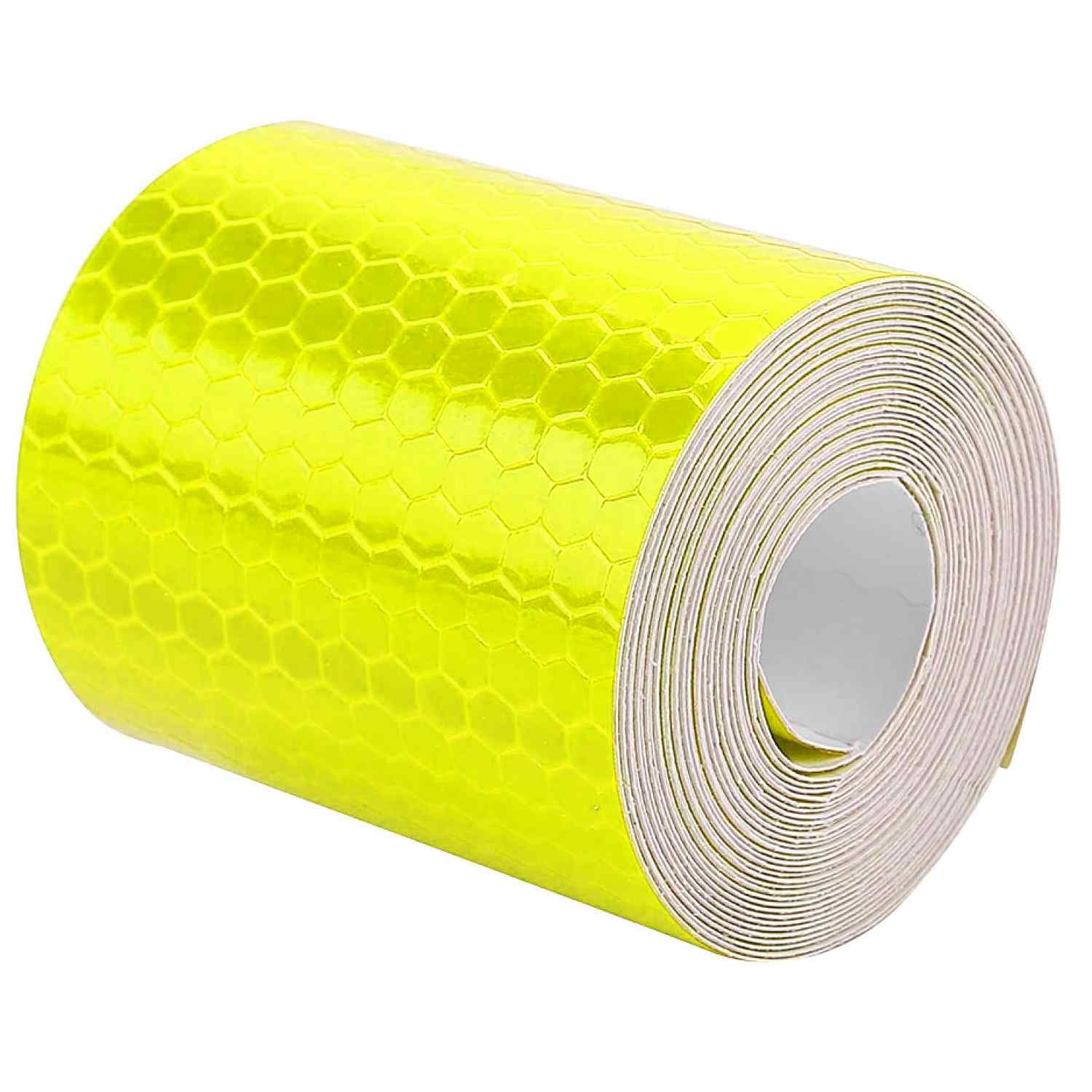 Cinta reflectante adhesiva de alta Intensidad PVC 3 metros x 5 cm Amarillo - imagen 2