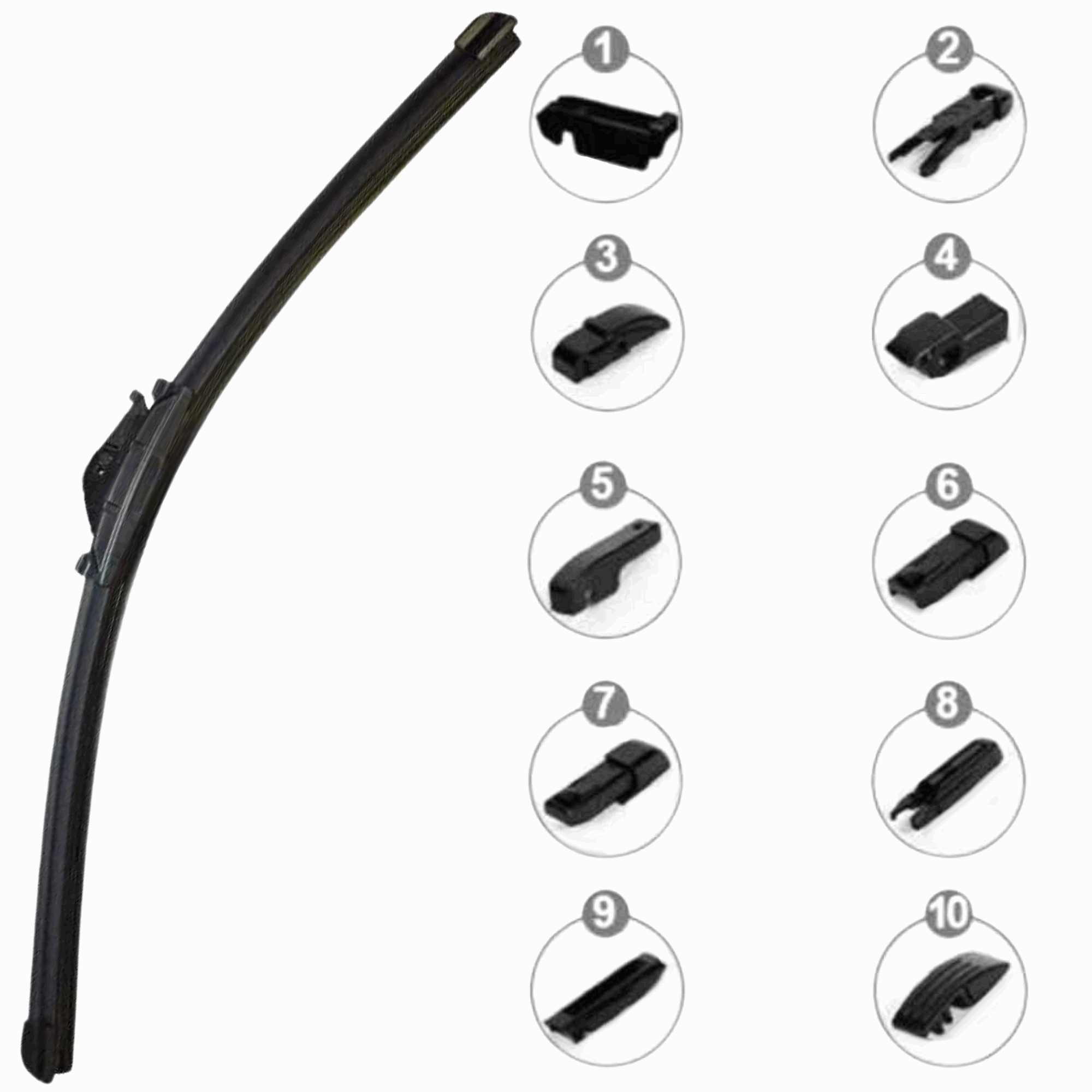 Escobilla limpiaparabrisas delantero multi conector 60 cm