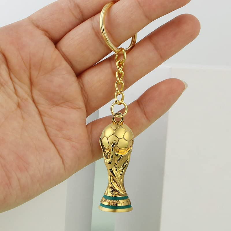 Llavero Trofeo Copa del Mundo metálico - imagen 2