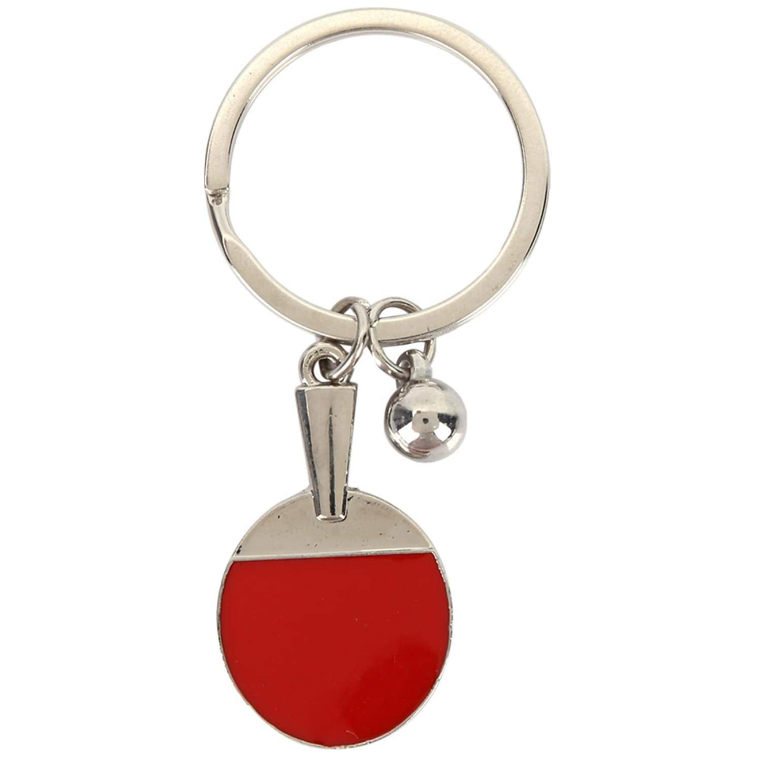 Llavero metálico raqueta de pin pon metálico - imagen 1