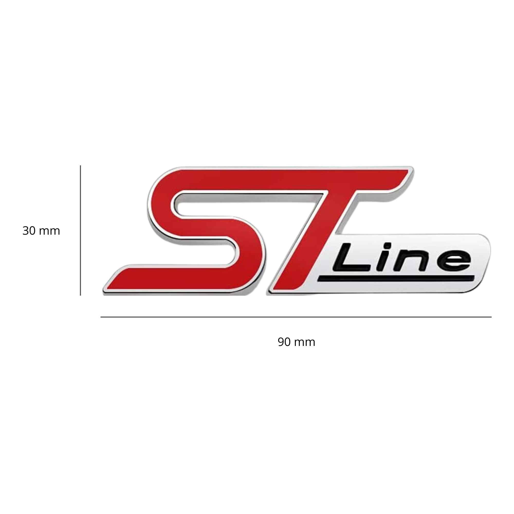 Emblema Adhesivo metálico ST Line compatible con Ford - imagen 4