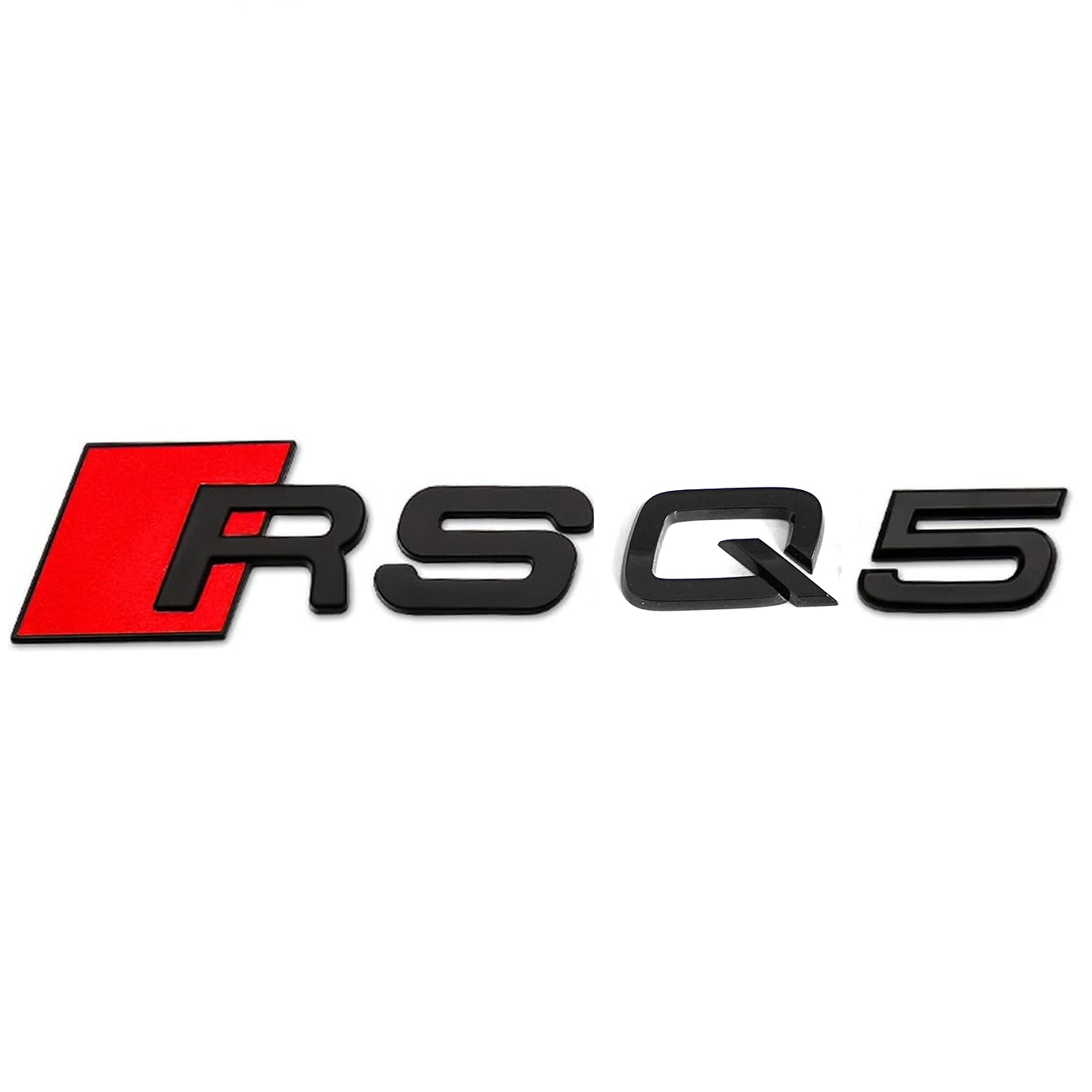 Emblema Adhesivo RSQ5 para Maletero compatible con audi negro - imagen 1