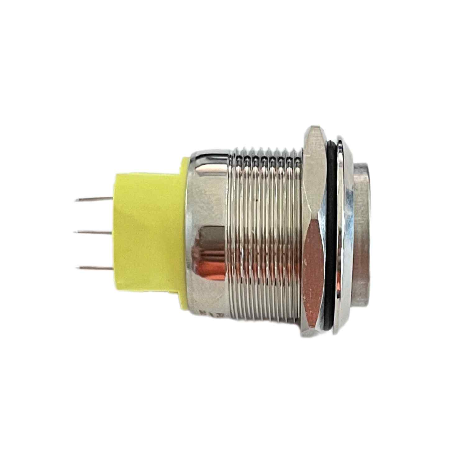 Interruptor de Botón Pulsador Momentáneo Impermeable SPST NO 5A 22 mm - imagen 3