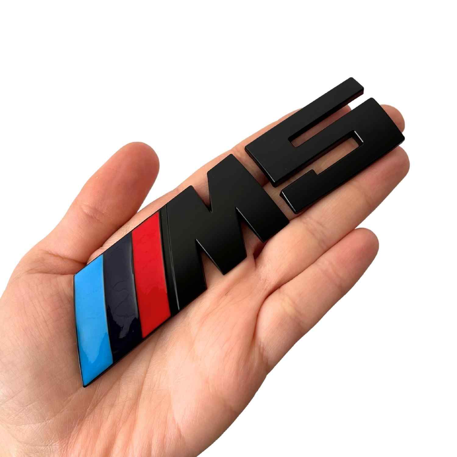 Emblema M5 adhesivo para trasero compatible con BMW negro - imagen 1