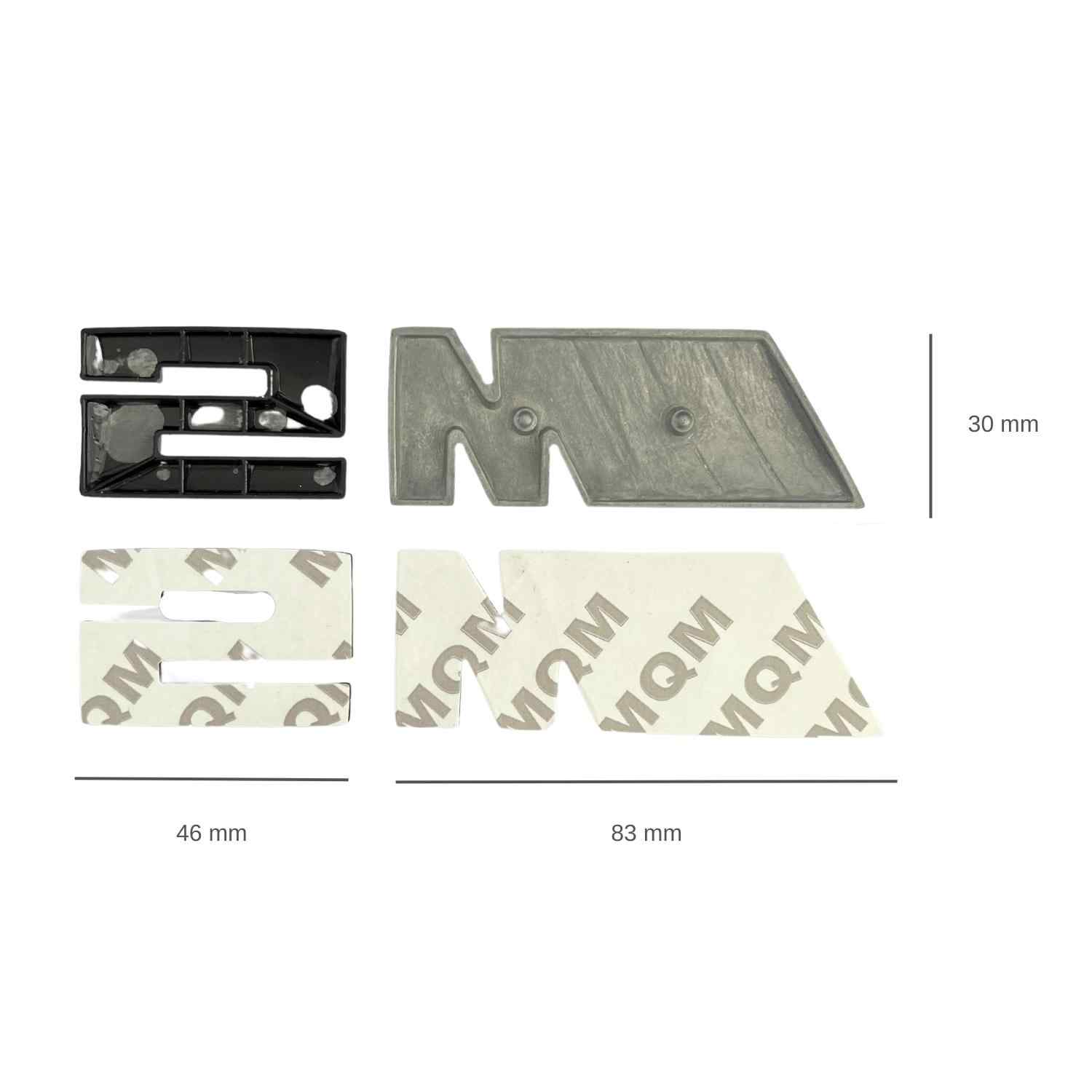 Emblema M5 adhesivo para trasero compatible con BMW negro - imagen 2