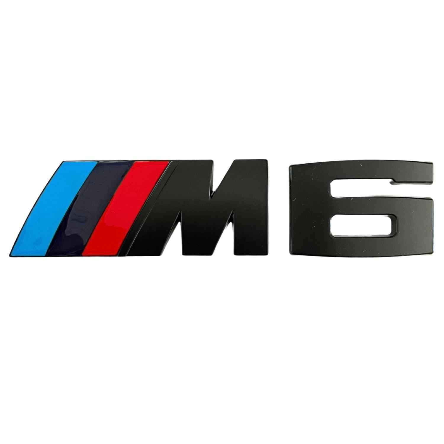 Emblema M6 adhesivo para trasero compatible con BMW negro - imagen 2