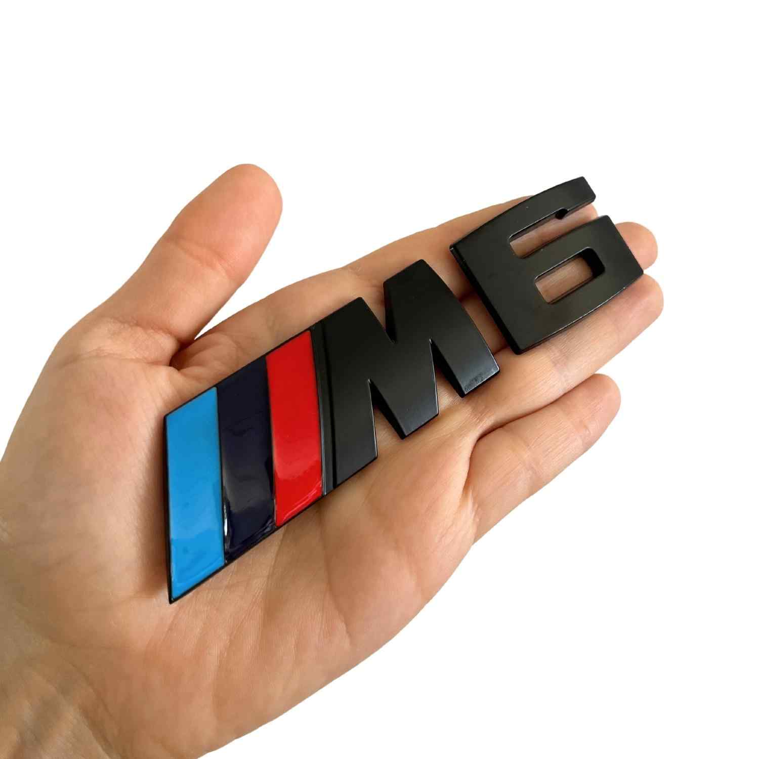Emblema M6 adhesivo para trasero compatible con BMW negro - imagen 4