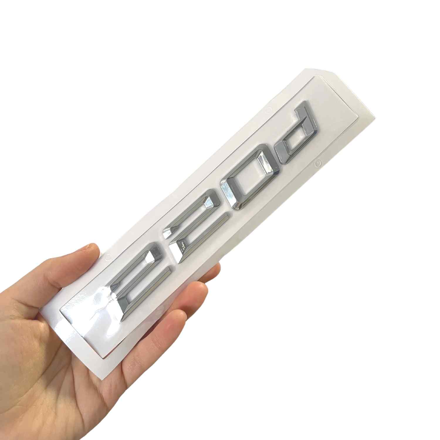 Emblema 220d adhesivo para maletero compatible con BMW plateado - imagen 3