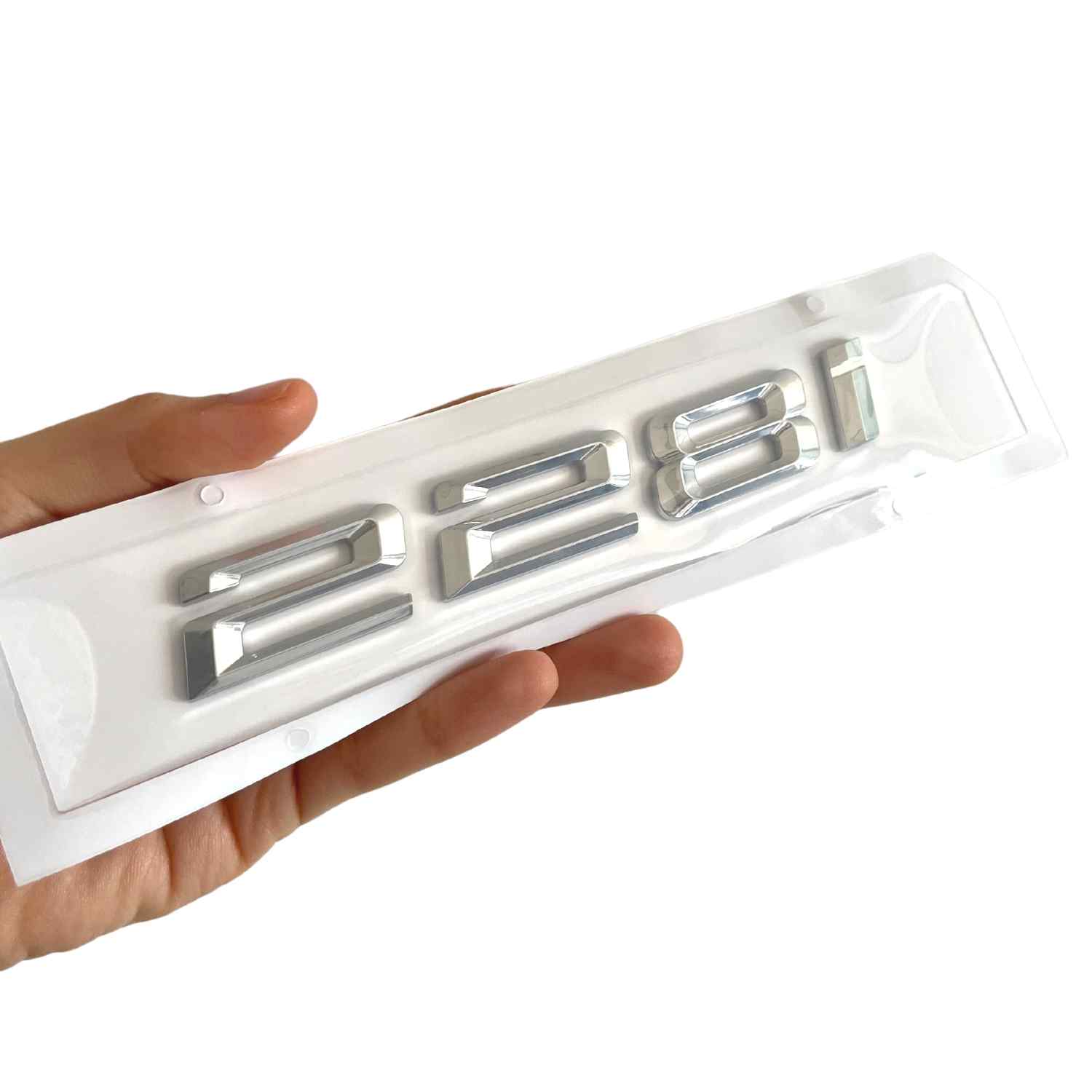 Emblema 228i adhesivo para maletero compatible con BMW plateado - imagen 3