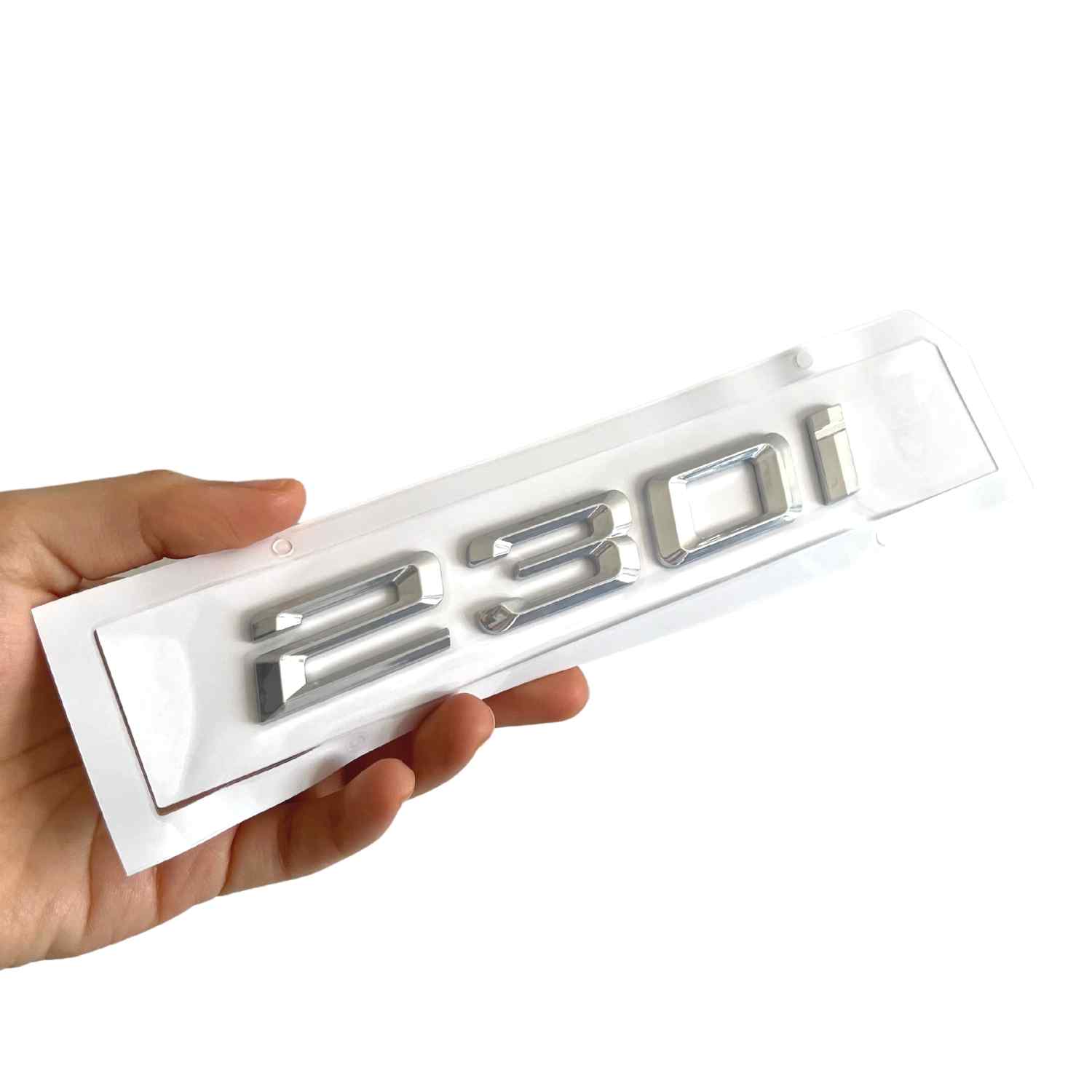 Emblema 230i adhesivo para maletero compatible con BMW plateado - imagen 3