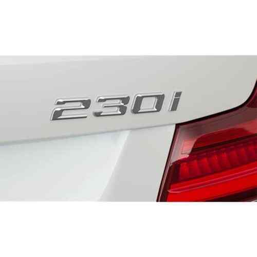 Emblema 230i adhesivo para maletero compatible con BMW plateado - imagen 4