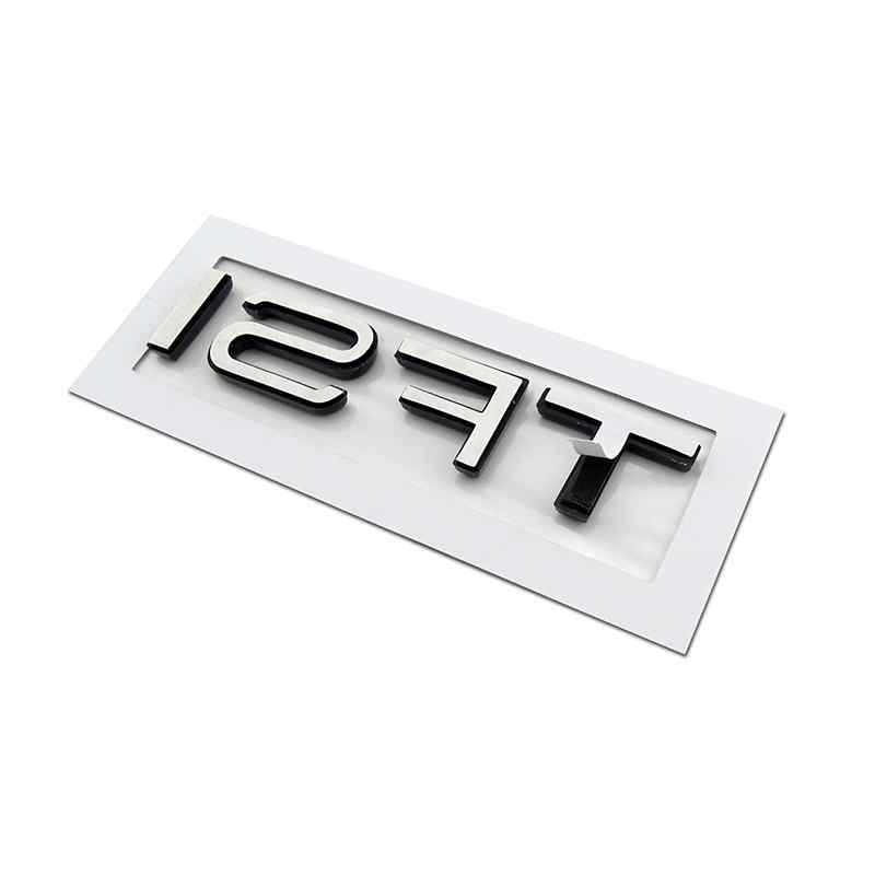 Emblema TFSI adhesivo para maletero compatible con Audi plateado - imagen 5