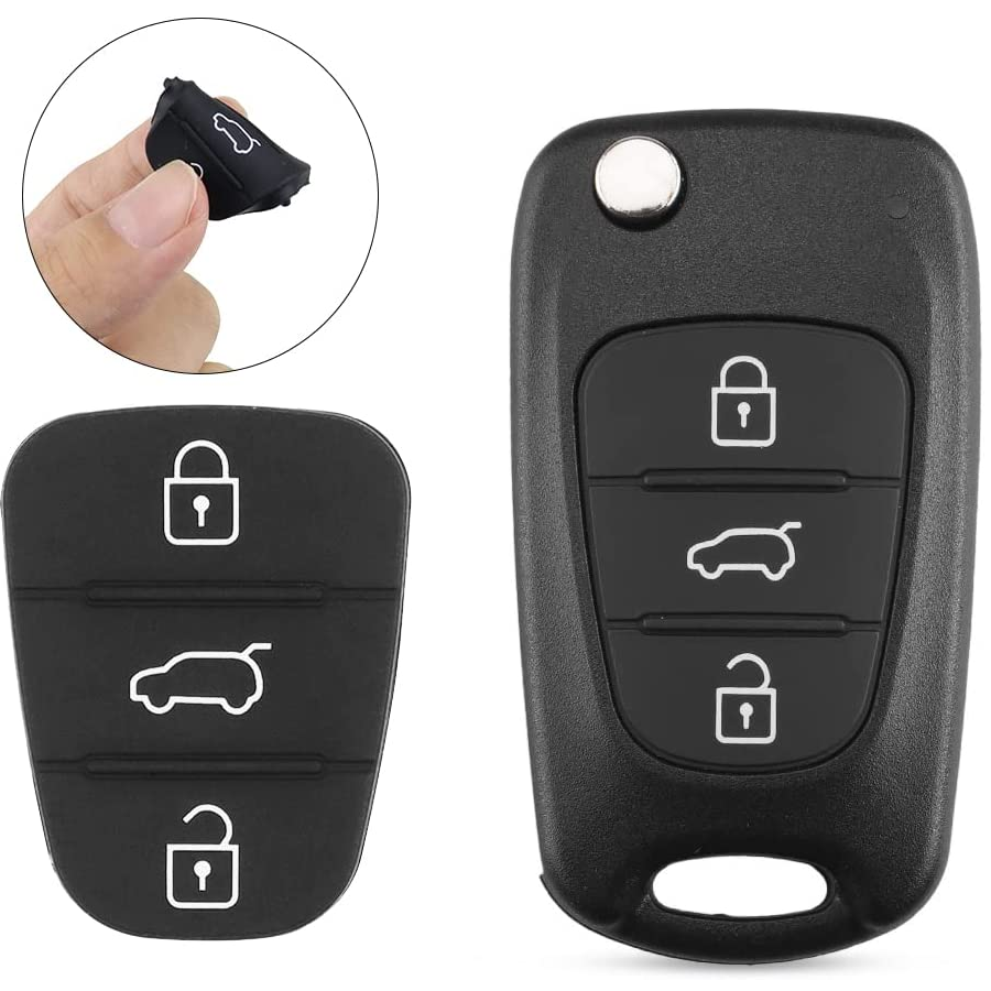 Botones de mando llave del coche 3 botones compatible con Hyundai y Kia - imagen 4