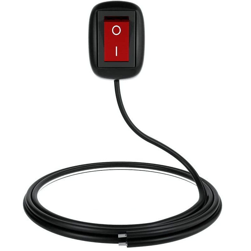 Interruptor de coche DIY en forma de gota de agua 12V rojo - imagen 1
