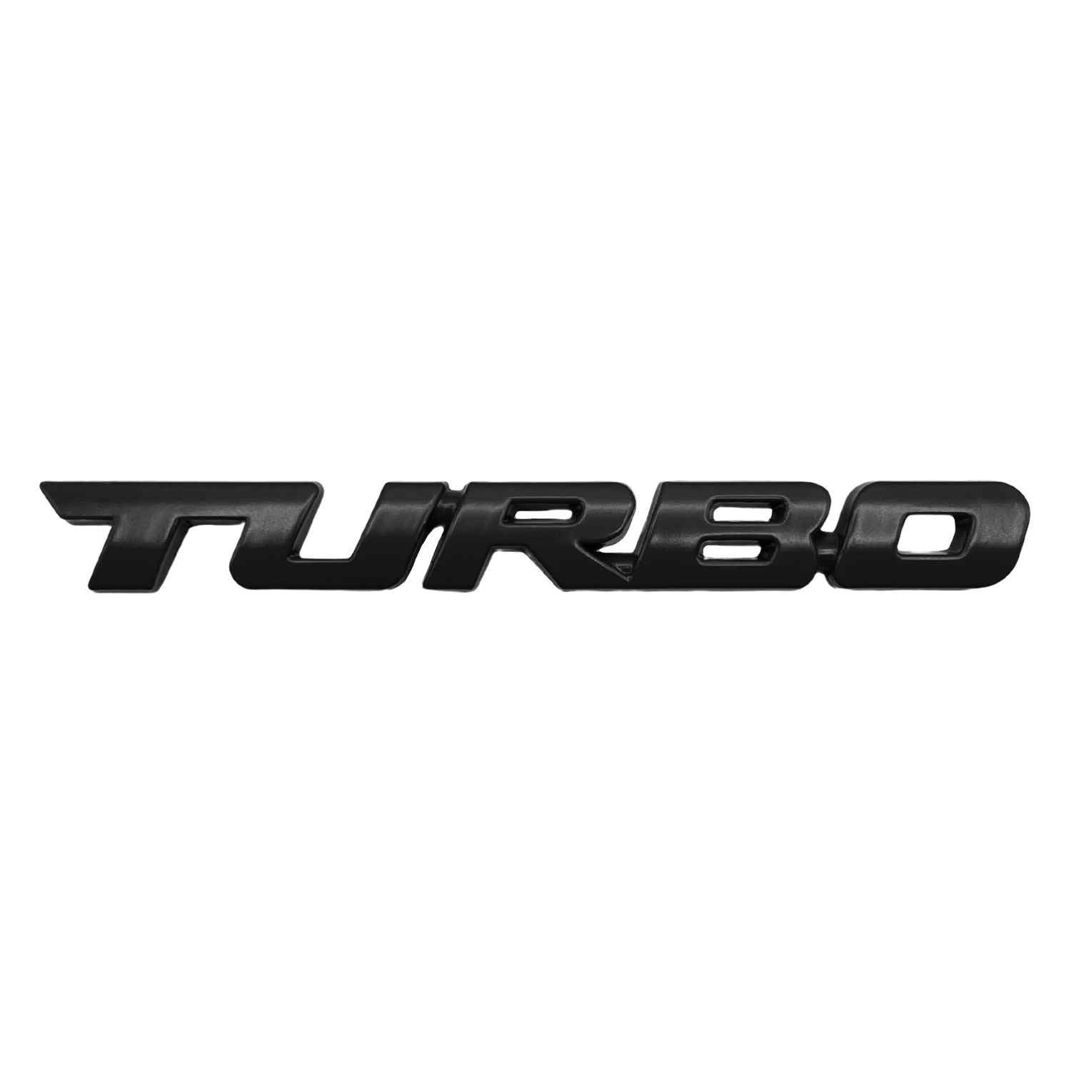 Emblema turbo adhesivo Negro