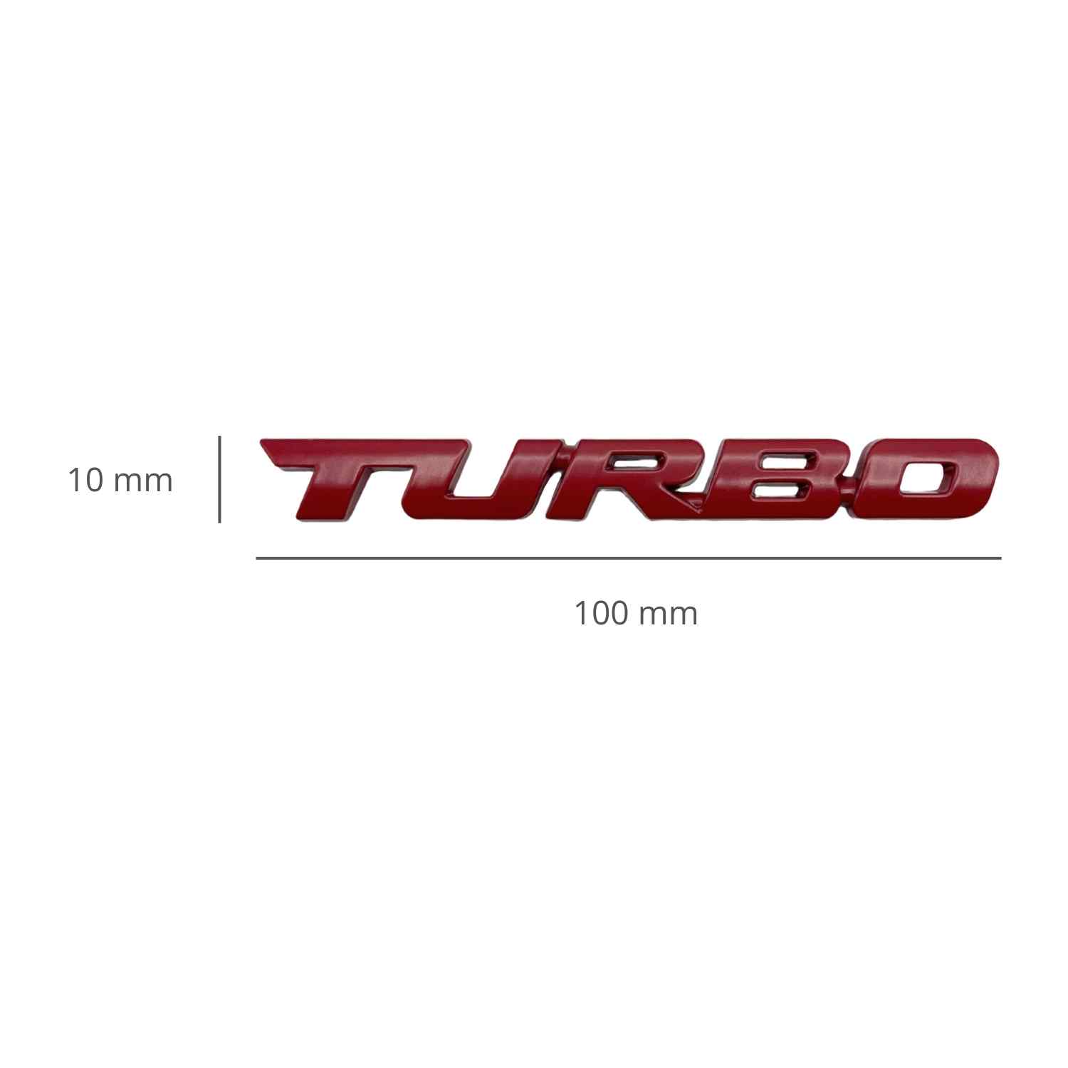 Emblema turbo adhesivo Rojo - imagen 4