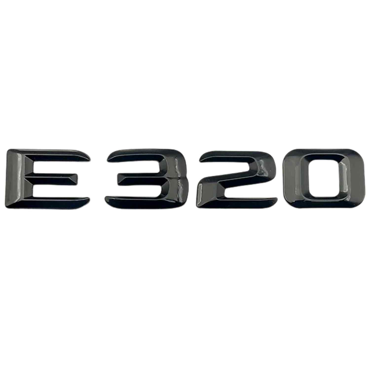 Emblema E320 adhesivo para maletero compatible con Mercedes negro - imagen 4