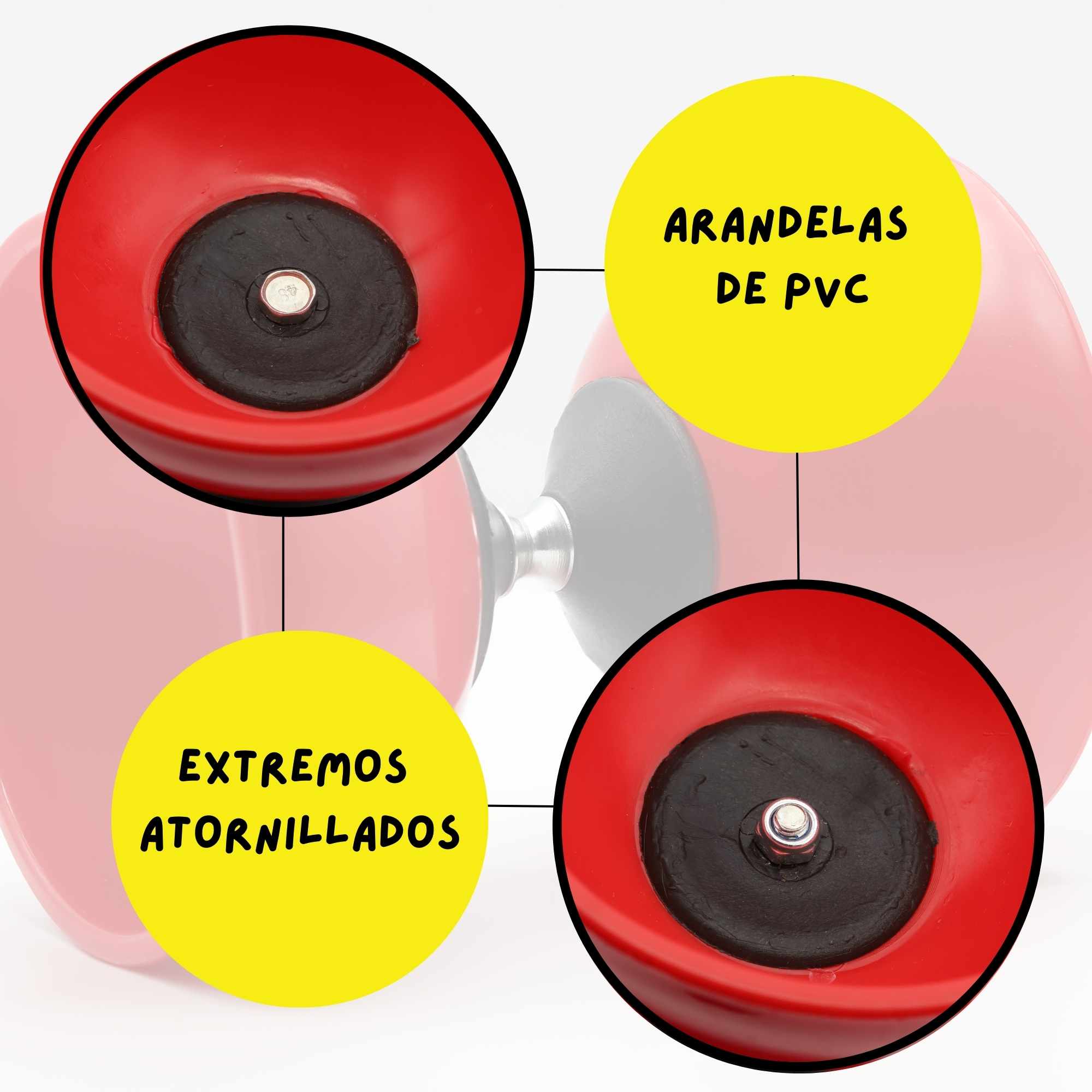 Diábolo para Malabares Rojo - imagen 4