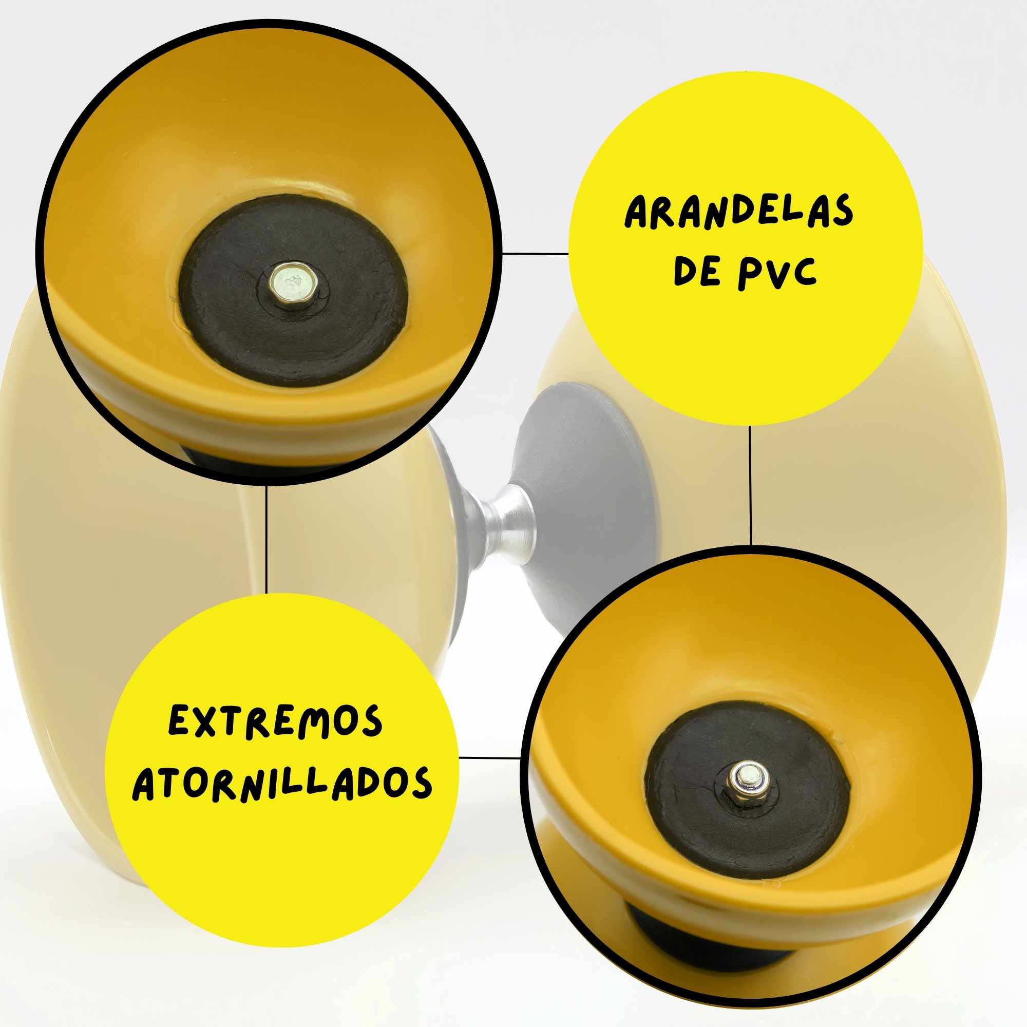 Diábolo para Malabares Amarillo - imagen 4