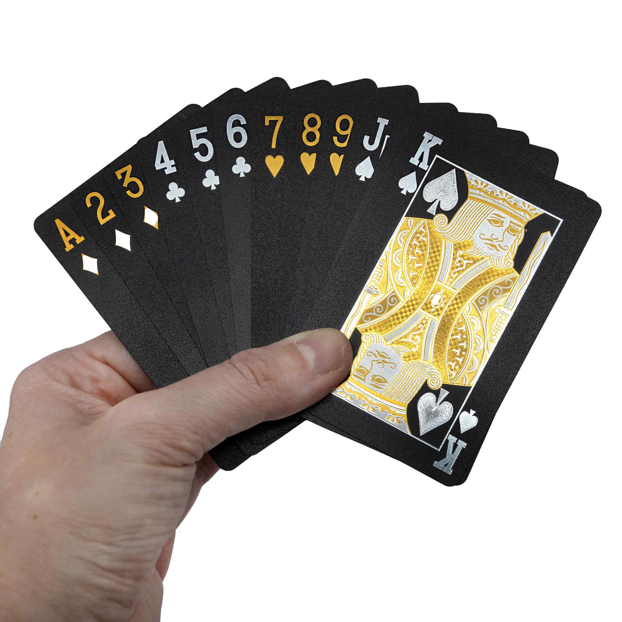 Baraja Poker Plastico Resistente al Agua poker profesional dorado