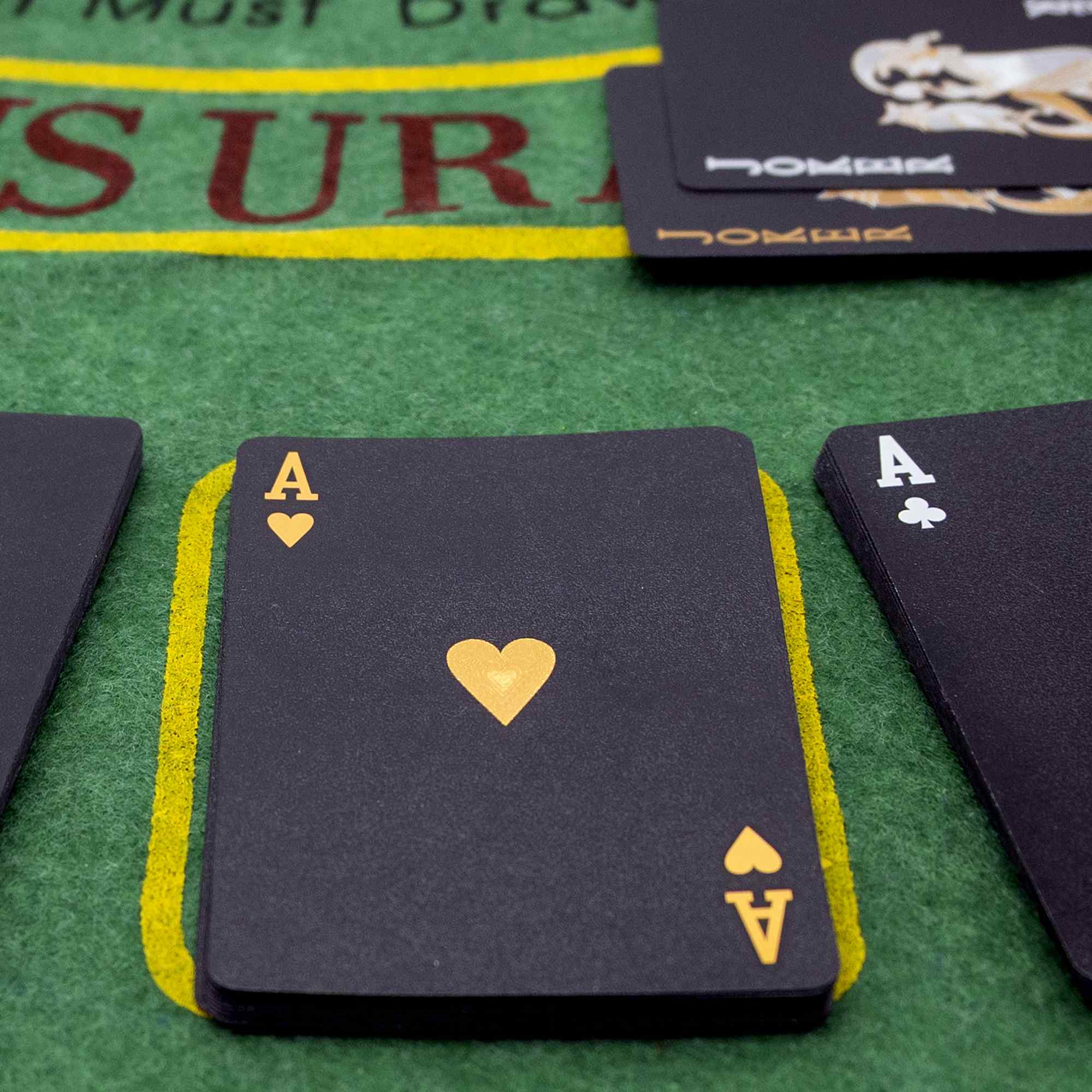 Baraja Poker Plastico Resistente al Agua poker profesional dorado - imagen 4