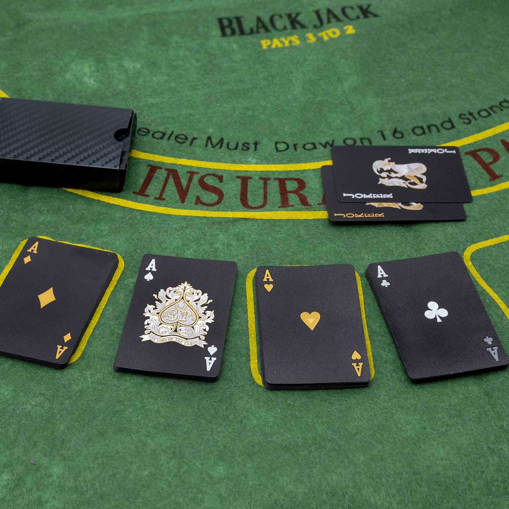 Baraja Poker Plastico Resistente al Agua poker profesional dorado - imagen 5