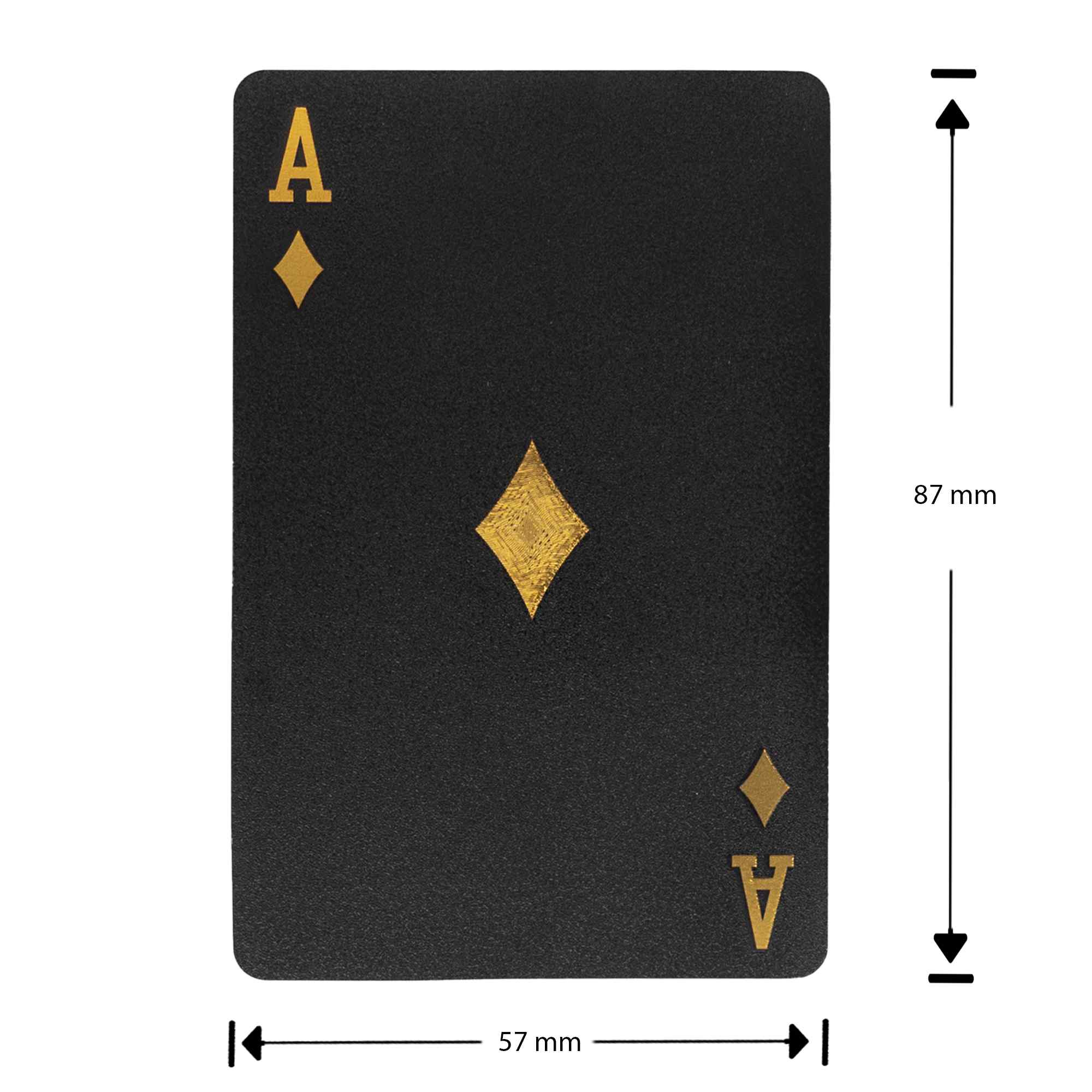 Baraja Poker Plastico Resistente al Agua poker profesional dorado - imagen 7