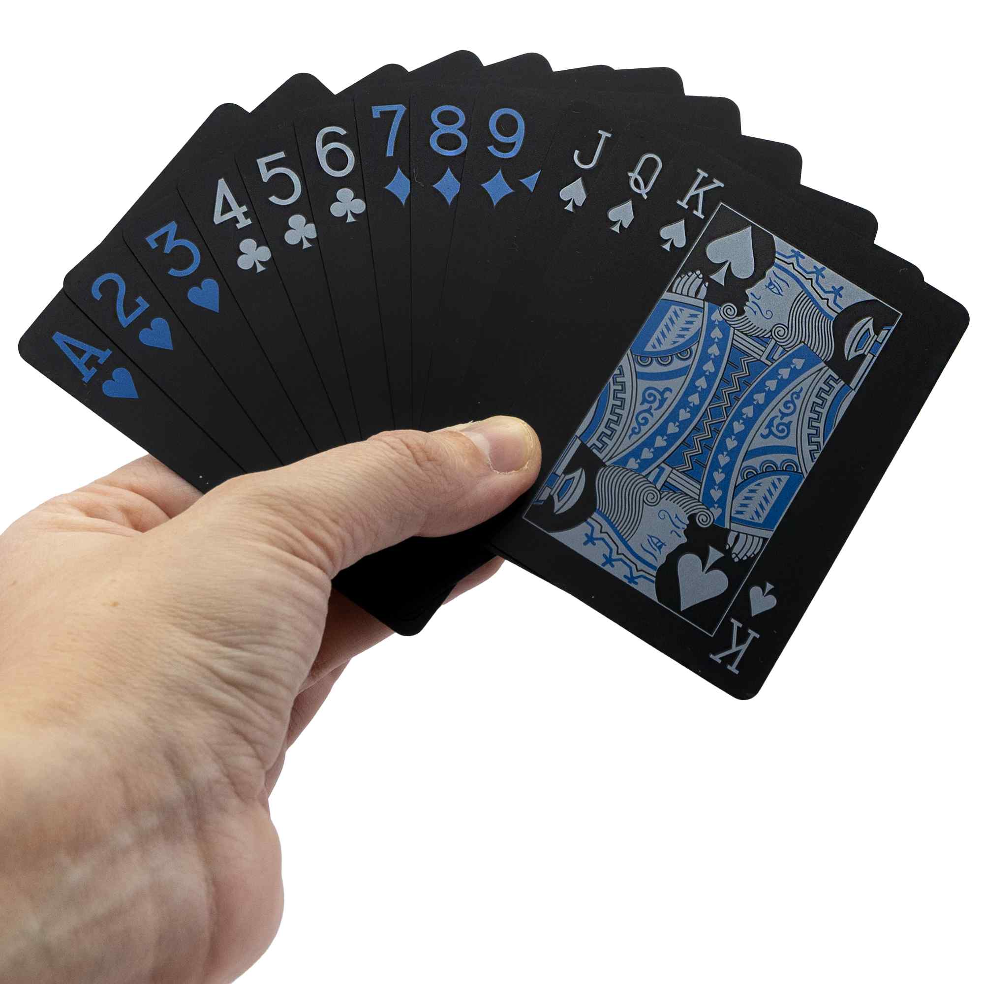 Baraja Poker Plastico Resistente al Agua poker profesional azul