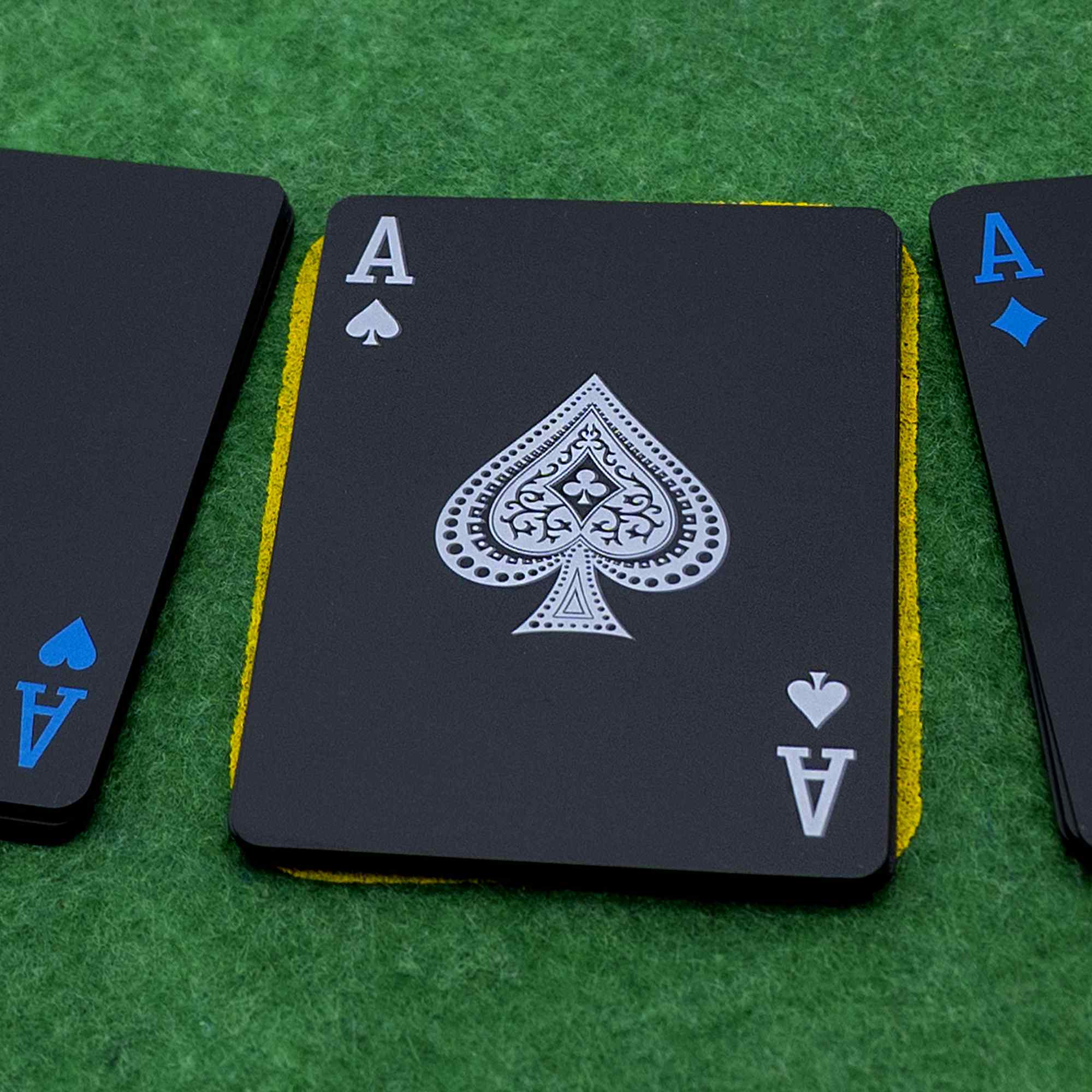 Baraja Poker Plastico Resistente al Agua poker profesional azul - imagen 4