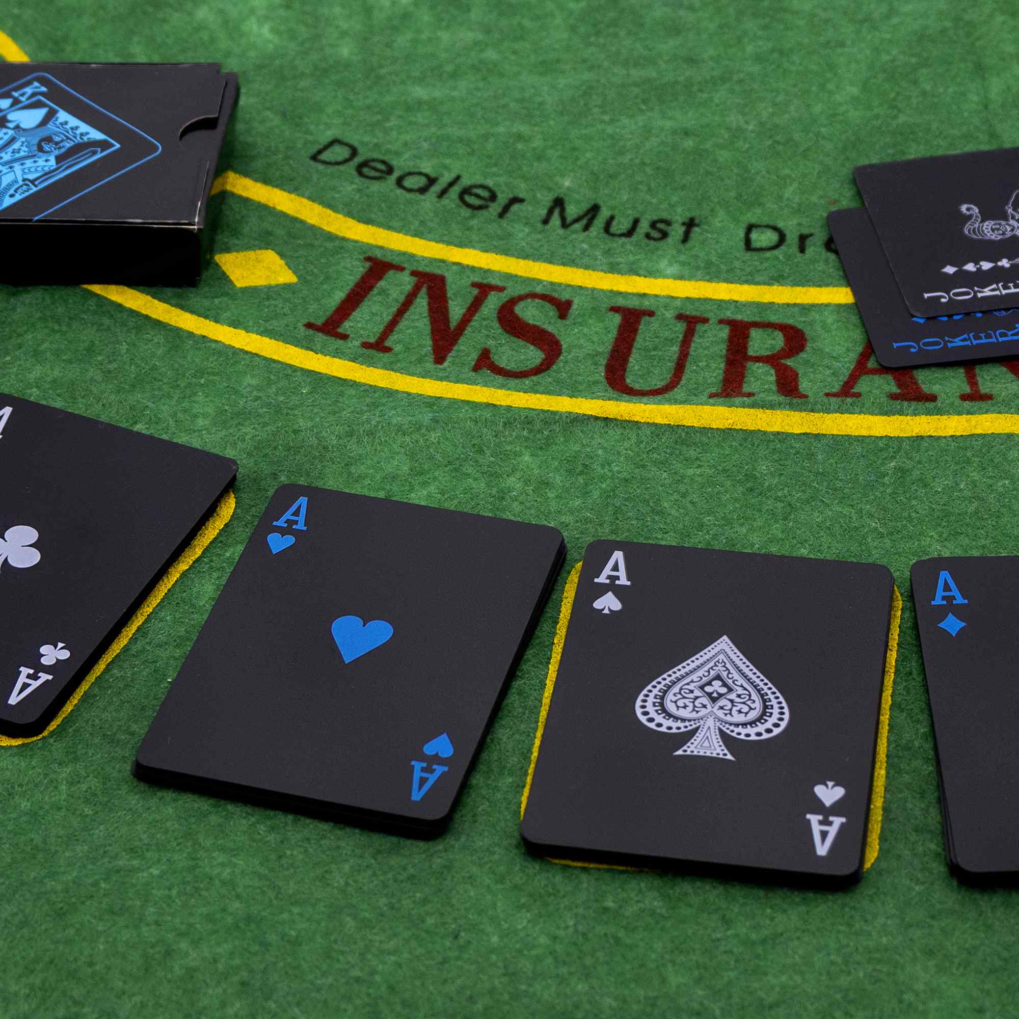 Baraja Poker Plastico Resistente al Agua poker profesional azul - imagen 5