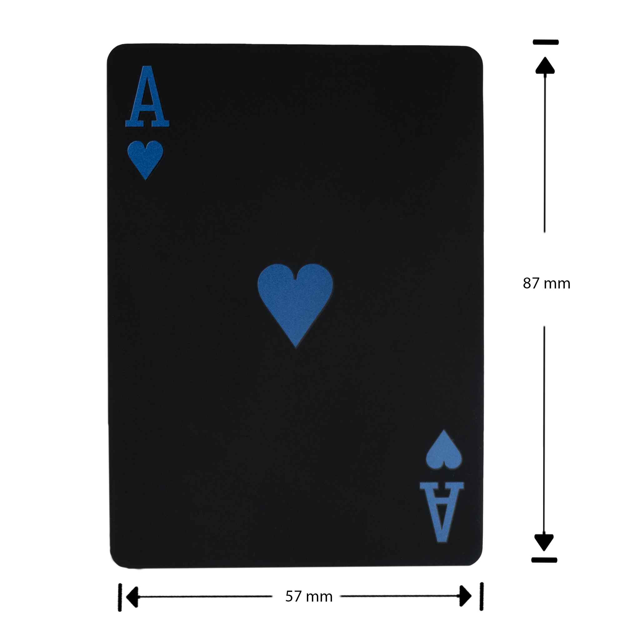 Baraja Poker Plastico Resistente al Agua poker profesional azul - imagen 7
