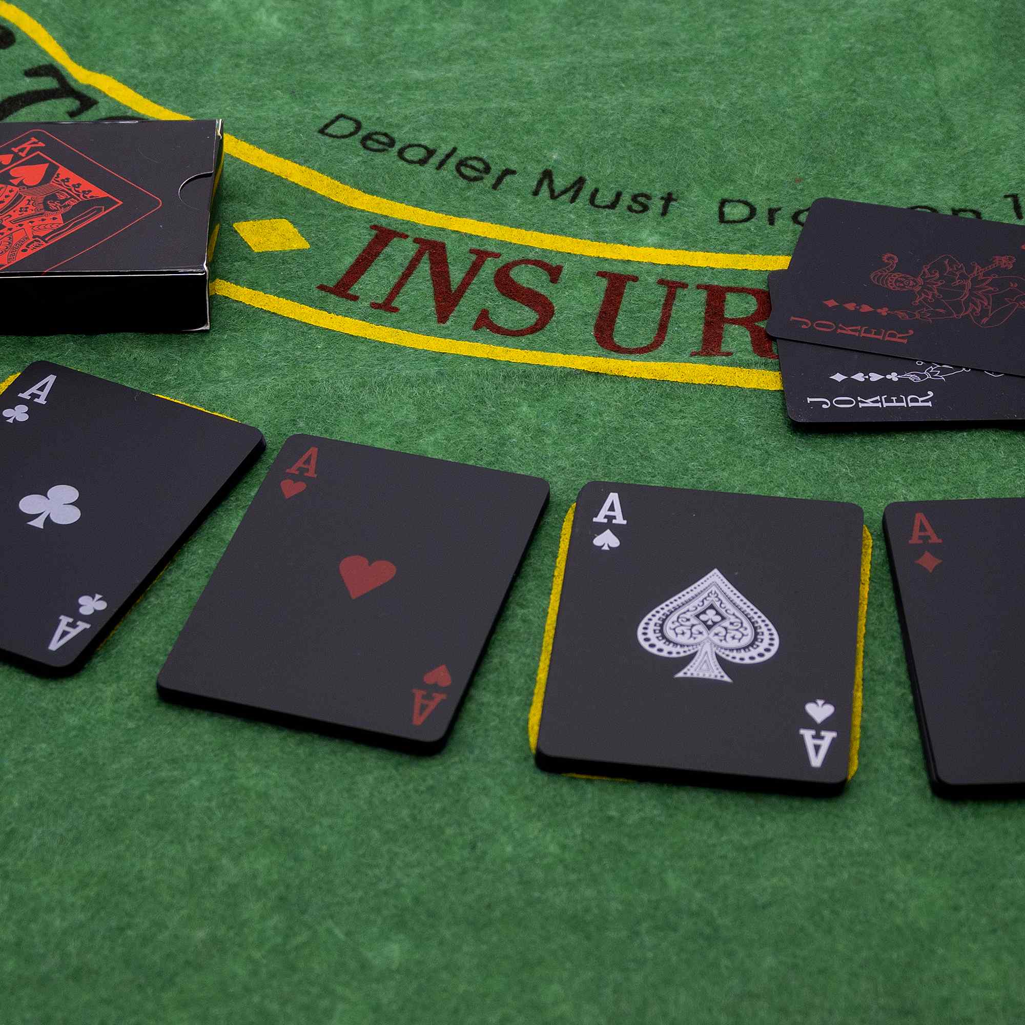 Baraja Poker Plastico Resistente al Agua poker profesional Rojo - imagen 5