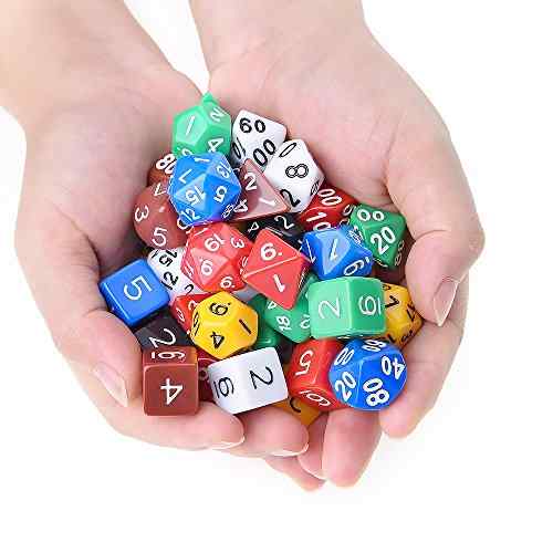 Dados 10 caras de rol y Enseñanza de Matemática 35 unidades - imagen 4