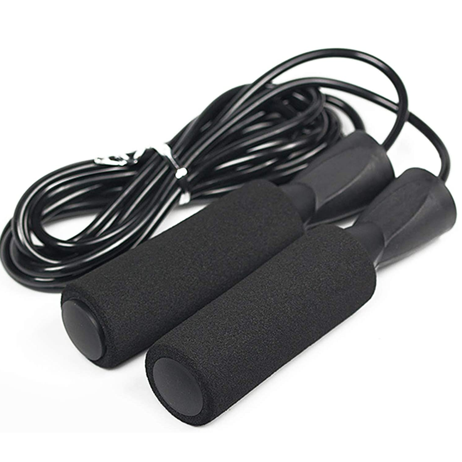 Cuerda para Saltar, Comba con Mango Antideslizante negro 2.8 Metros - imagen 2